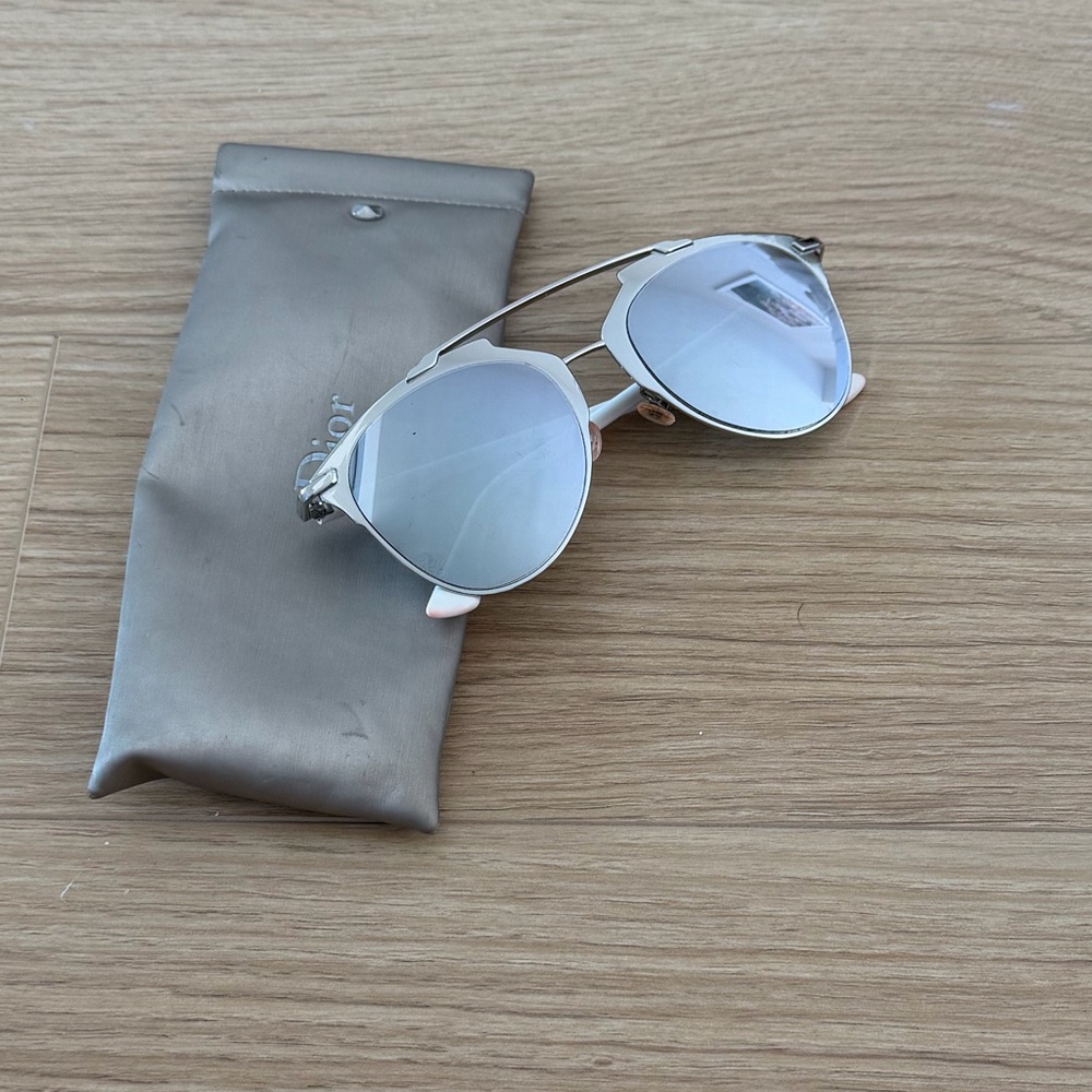 Dior Silver Aviator Sunglasses